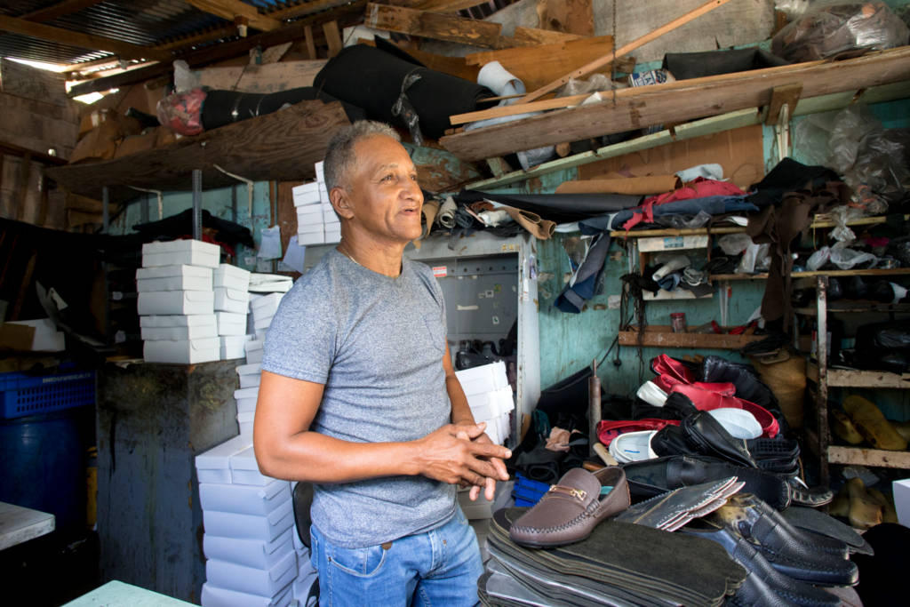 Jhonny Lopez is a shoemaker, whose Lopez Victoria brand is popular among neighbors in the Juan Pablo Duarte barrio in Santo Domingo, the capital of the Dominican Republic.