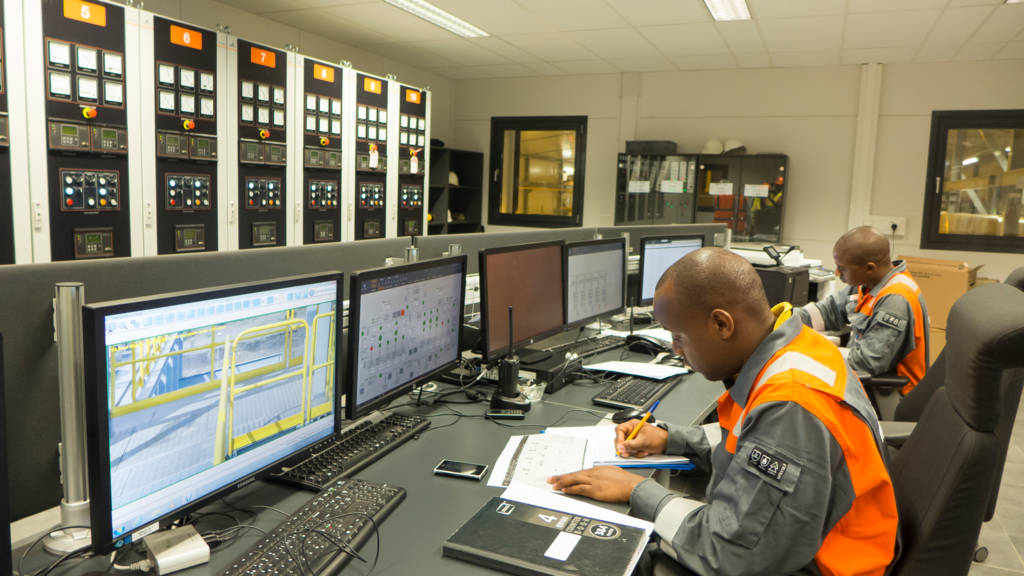 Worker at Athi River power plant
