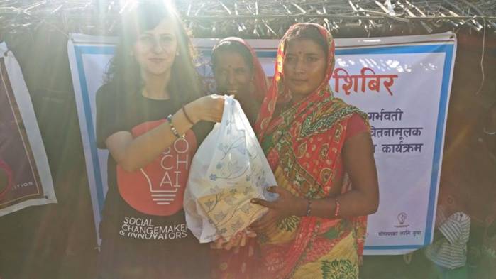At that time, our youth volunteers network SOCHAI was running a fundraising campaign to support pregnant and lactating mothers affected by the recent disastrous flood in the Terai region of Nepal. At that time, our youth volunteers network SOCHAI was running a fundraising campaign to support pregnant and lactating mothers affected by the recent disastrous flood in the Terai region of Nepal.