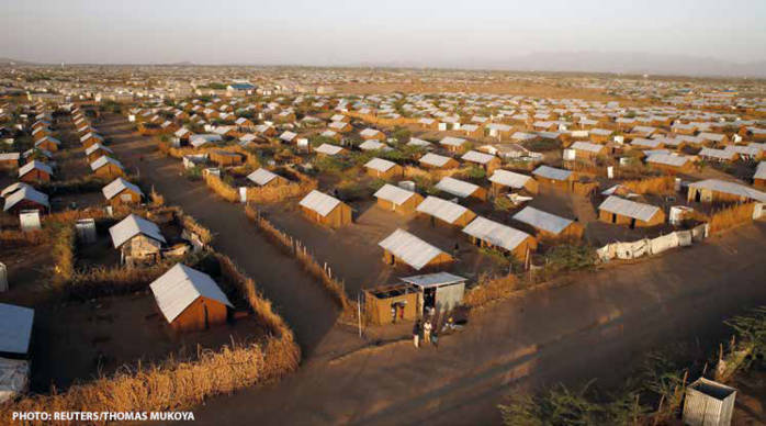 Kakuma Refugee Camp in rural Kenya
